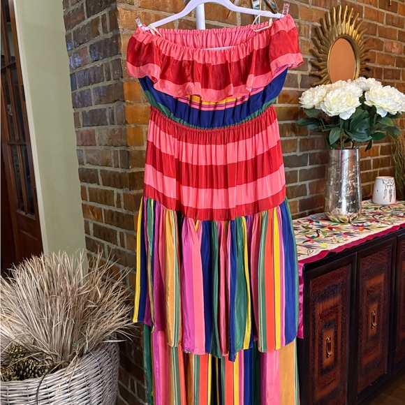 FARM Rio Multicolor Striped Maxi Dress - Picture 4 of 8